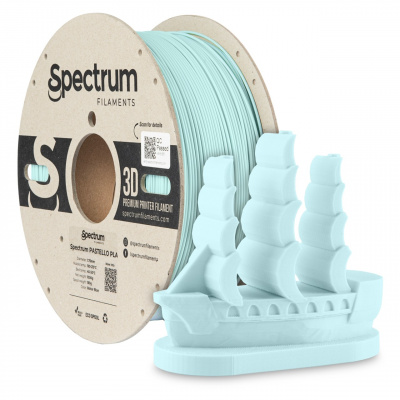 Spectrum 80704 3D filamento, pastello PLA, 1,75mm, 1000g, Blu (Water blue)