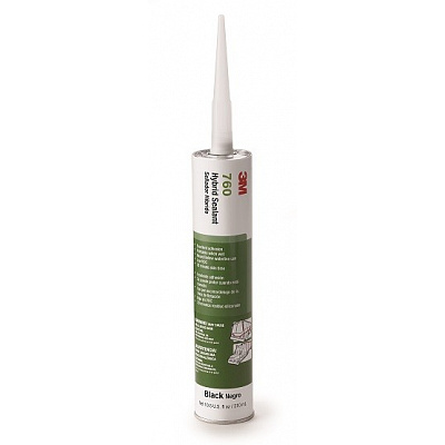 3M 760 Adesivo sigillante ibrido, 3 colori nero/black