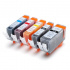 Canon CLI-521 Bk, C,M,Y + PGI-520Bk multipack cartuccia compatibile