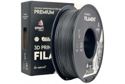 Smart Print FG-S129-E1, 3D filamento, PLA Carbon Fiber, 1,75mm, 1000g, Nero (Black)