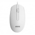 Mouse wired, Marvo MS003 MS003 WH, bianco, ottica, 1000DPI