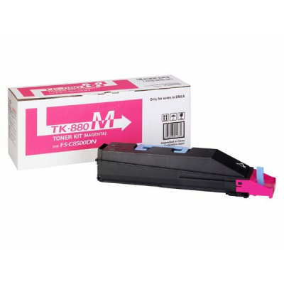 Kyocera Mita TK-880M magenta toner originale