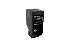 Lexmark 74C2SME magenta toner originale