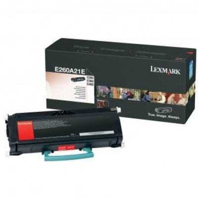 Lexmark E260A21E nero (black) toner originale