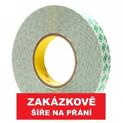 3M 9087 Nastro biadesivo, sp. 0,26 mm 6 mm x 50 m