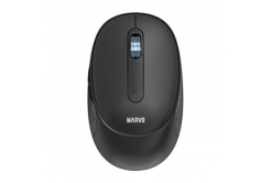 Mouse senza fili, Marvo WM111 BK, nero, ottica, 1600DPI
