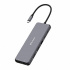 Verbatim 32153 USB C (3.2) hub 13-porte, lunghezza del cavo 20cm, 2x USB C, 6x USB A, 2x HDMI, grigio