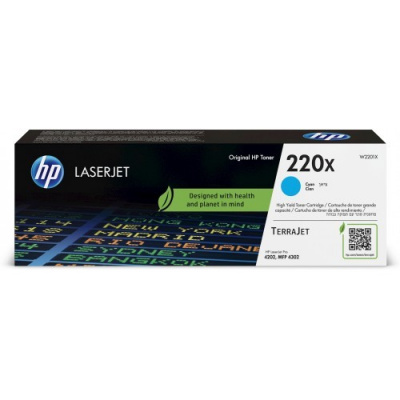 HP 220X W2201X ciano (cyan) toner originale