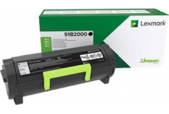 Lexmark 51B2000 nero (black) toner originale