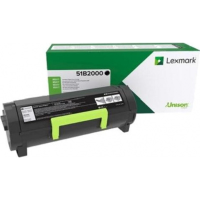 Lexmark 51B2000 nero (black) toner originale