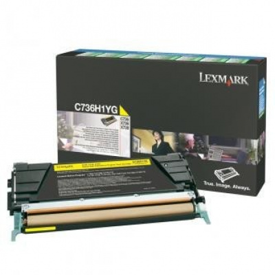 Lexmark C736H1YG giallo (yellow) toner originale