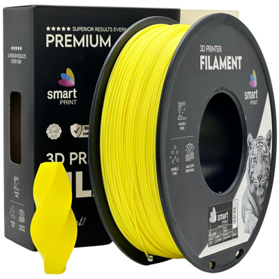Smart Print FG-S52-E1, 3D filamento, PLA+, 1,75mm, 1000g, Giallo (Yellow)
