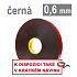 3M VHB™ 5925-F, tl. 0,6 mm; černá oboustranně silně lepicí akrylová páska 12 mm x 33 m