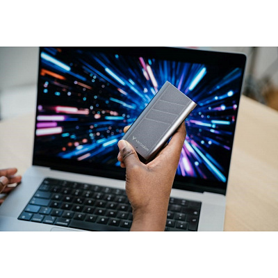 VERBATIM externí SSD 1TB, USB4, USB-C, R:3700 / 3600MB/s, šedá