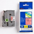 Brother TZ-441 / TZe-441, 18mm x 8m, testo nera / sfondo rosso, nastro originale