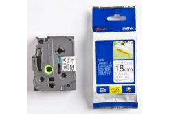 Brother TZ-S241 / TZe-S241, 18mm x 8m, černý tisk/bílý podklad, originální páska