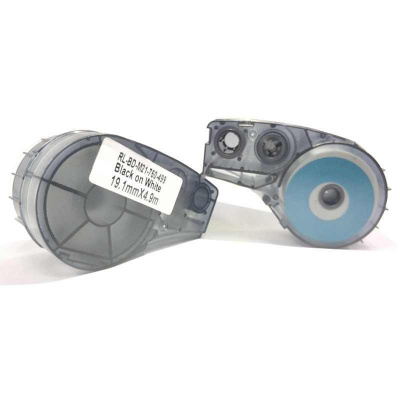 Brady M21-750-499 / 110895, Nylon Cloth, 19.05 mm x 4.88 m, testo nera / sfondo bianco, nastro compatibile