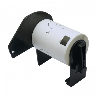 Rotoli di etichette compatibili per Brother DK-11207, 58mm, etichette su CD, 100 etichette