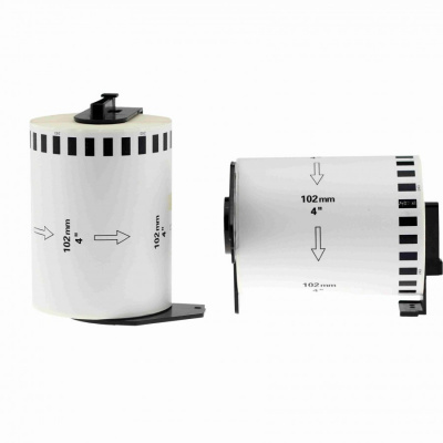 Rotoli di etichette compatibili per Brother DK-22243, 102mm x 30,48m