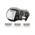 Brady M4-90-422 / 170736, 19.05 mm x 38.10 mm, Polyester, testo nera / sfondo bianco