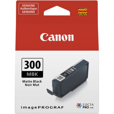 Canon PFI-300MBK 4192C001 opaco nero (matte black) cartuccia originale
