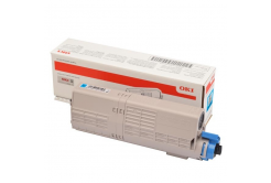 OKI 46490607 ciano (cyan) toner originale