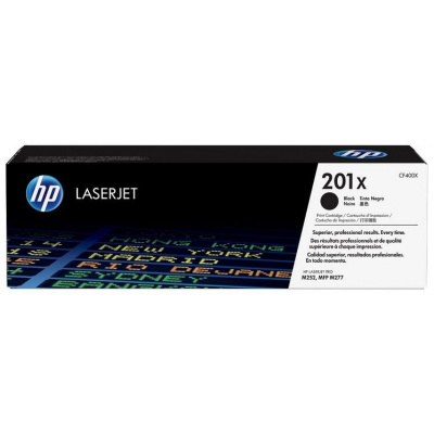 HP 201X, CF400XD nero (black) toner originale