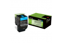 Lexmark 80C2SCE ciano (cyan) toner originale