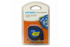 Dymo LetraTag 59423, S0721570, 12mm x 4m, testo nera/sfondo giallo, nastro originale