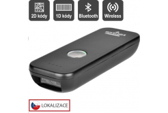 Virtuos EHE0011 lettore CCD 2D HW-856A mini, wireless, tascabile, nero