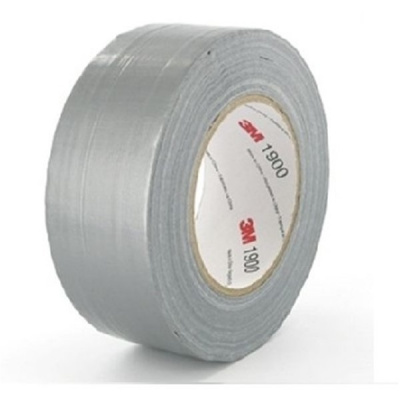 3M 1900 Nastro adesivo tessile, 50 mm x 50 m, grigio