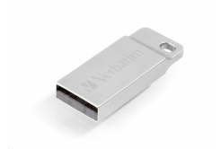 VERBATIM Flash Disk 16GB Metal Executive, USB 2.0, argento