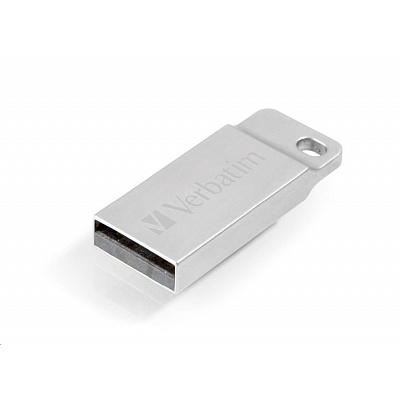 VERBATIM Flash Disk 16GB Metal Executive, USB 2.0, argento