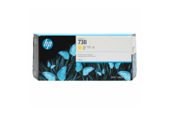 HP 738 676M8A giallo (yellow) cartuccia originale