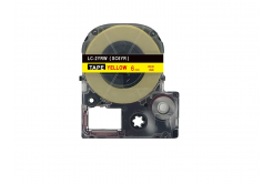 Epson LC-SC6YR, 6mm x 8m, testo rossa / sfondo giallo, nastro compatibile