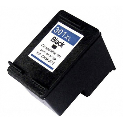 Cartuccia compatibile con HP 301XL CH563E nero (black) 