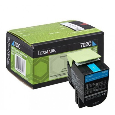 Lexmark 70C20CE ciano (cyan) toner originale