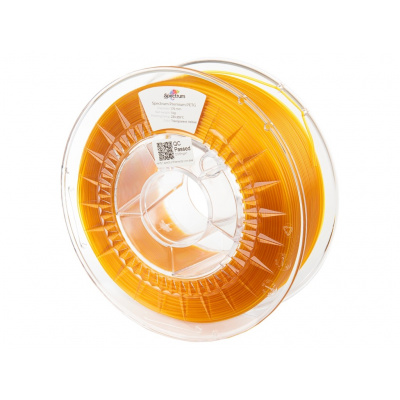 Spectrum 80049 3D filamento, Premium PET-G, 1,75mm, 1000g, Giallo trasparente (Transparent yellow)