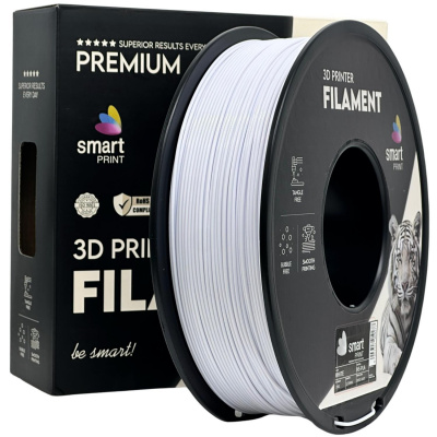 Smart Print FG-S13-E1, 3D filamento, HS-PLA, 1,75mm, 1000g, Bianco (White)