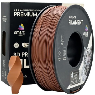 Smart Print FG-S9-E1, 3D filamento, ABS+, 1,75mm, 1000g, Marrone (Brown)