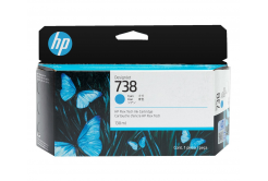 HP 738 498N5A ciano (cyan) cartuccia originale
