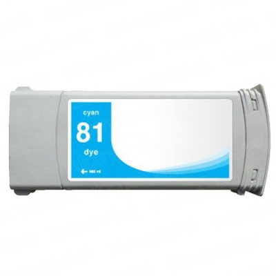 Cartuccia compatibile con HP 81 C4931A ciano (cyan) 