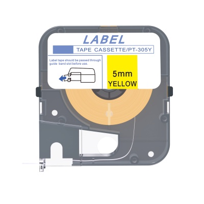 Max LM-305Y, 5mm x 8m, giallo nastro compatibile
