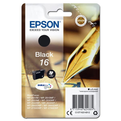 Epson 16 C13T16214012 nero (black) cartuccia originale