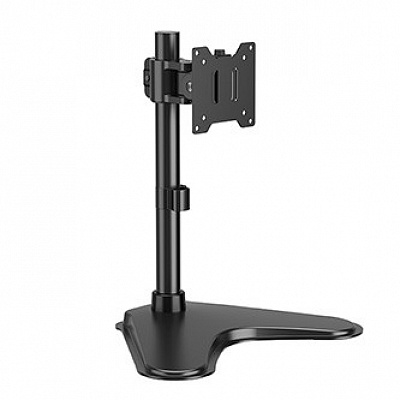 Powerton ERGO BASEO Supporto regolabile per monitor, nero, 20KG, autoportante, 17"-49", 75x75/100x100