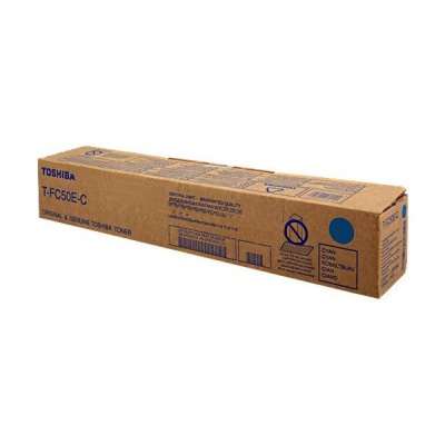 Toshiba T-FC50EC, 6AJ00000113 ciano (cyan) toner originale