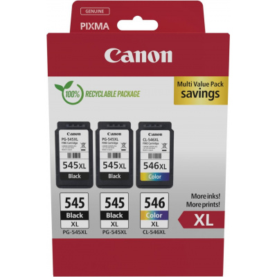 Canon PG-545XL/PG-545XL/CL-546XL 8286B013 colore (color) multipack di cartucce originali