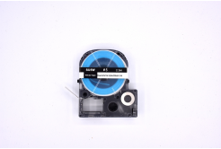 Epson LK-4WBA5 / SU5W, 5mm x 2,5m, testo nera / sfondo bianco, nastro termicoretraibile compatibile