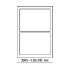 Etichette autoadesive 180 x 130 mm, 2 etichette, A4, 100 fogli