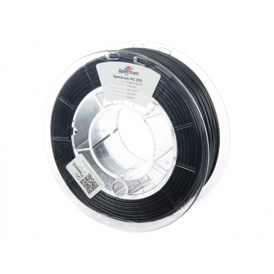 Spectrum 80992 3D filamento, PC 275, 1,75mm, 250g, Nero (Traffic black)